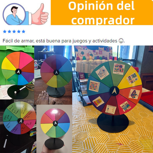 Ruleta Giratoria De Premios Rueda Para Juegos De Mesa