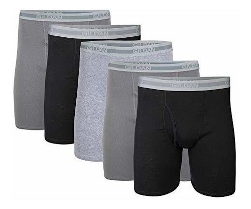 Set De 5 Boxer Talla Large Para Hombre Color Negro Y