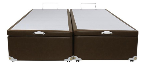 Cama Box Baú Castor King Premium Caramelo 180x200x35cm