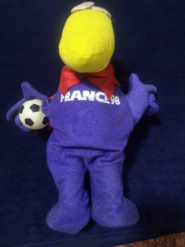 Muñeco De Colección Mascota Mundial De Futbol Francia 98