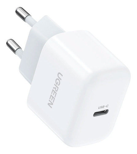Carregador Ugreen Cd241 Micro Usb Tipo C Pd 20w Branco