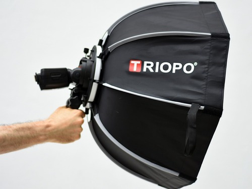 Octabox Softbox Caja De Luz Triopo 55cm Armado Rapido