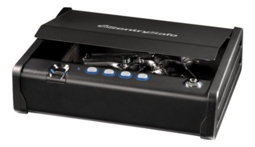 Caja Fuerte Sentrysafe Para Armas Con Apertura Biométrica Negro (Usado)