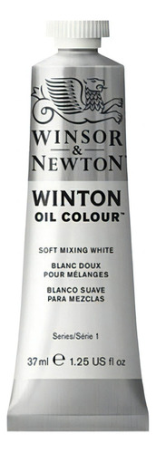 Tinta a óleo Winsor & Newton Winton 37mL - branco macio nº 77