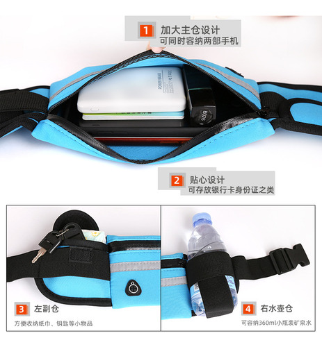Riñonera Para Deportes Al Aire Libre, Bolsa Impermeable Para
