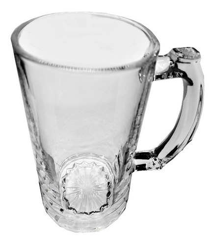 Imagem 2 de 2 de Kit 2 Canecas Chopp De Vidro Com Alça 500 Ml