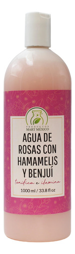 Agua De Rosas, Hamamelis & Benjuí 1 Litro