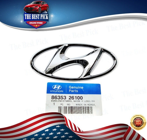 Emblema Parrilla Hyundai Sonata 2001-2010 Original Nuevo