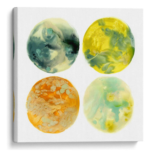 Canvas Lab Cuadro Planetario Vi 20x20, June Erica Vess