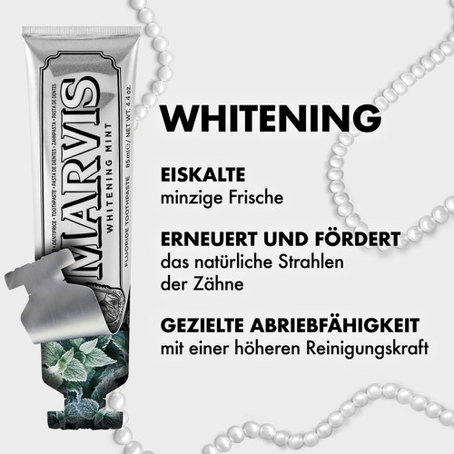 Marvis Pasta De Dientes Menta Blanqueadora 75 Ml
