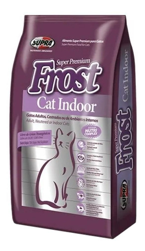 Alimento Frost Cat Indoor 7.5+1kg + Snack   +envío 