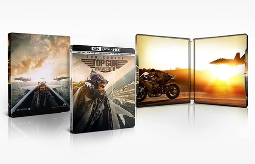 Blu Ray 4k Top Gun Maverick Steelbook Original Ultra Hd