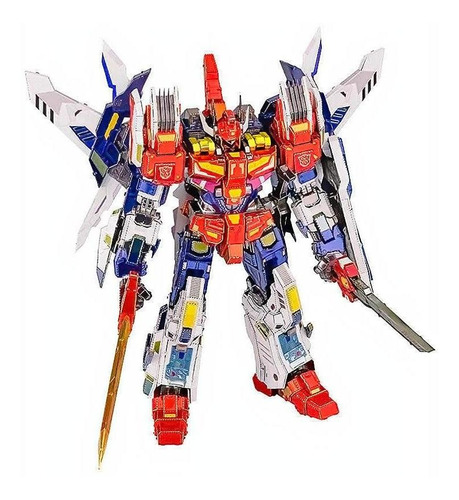 Star Saber Transformers G1 Puzzle 3d Premium De Metal