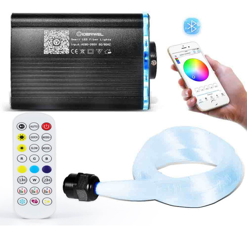 Luz De Fibra Óptica Controlada Por Aplicación Inteligente