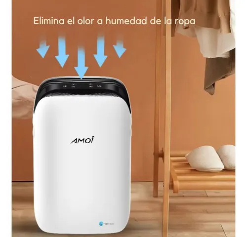 Deshumidificador 20l Digital Programable Hasta 52m2 Blanco Blanco