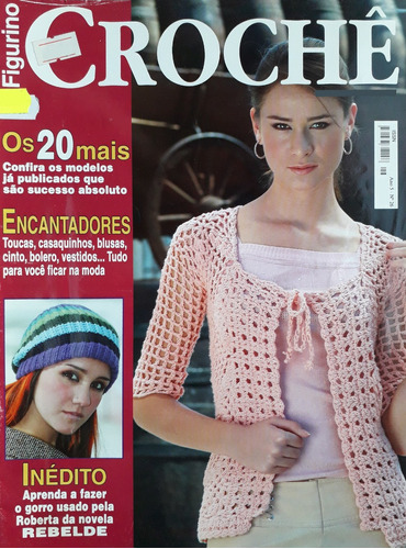 Revista De Tejidos Figurino Crochet Mejores 20 Gorro Liquido