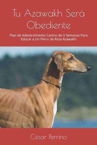 Libro: Tu Azawakh Será Obediente: Plan De Adiestramiento Can