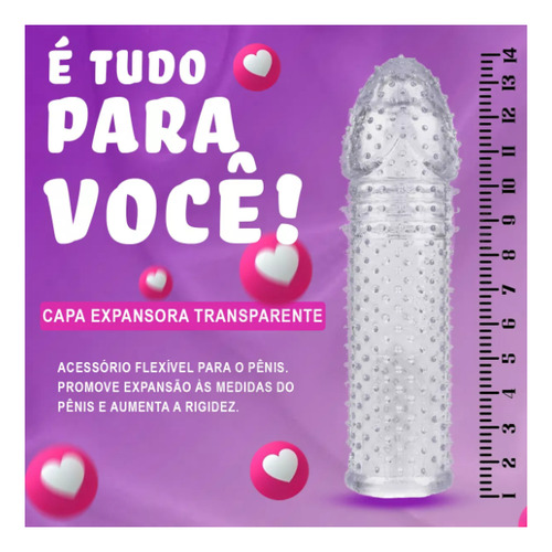 Massageador Elétrico Portátil Kit Jelly E Capa 5 Itens Combo Rosa
