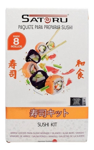 Satoru Kit Para Preparar Sushi Rinde 8 Rollos 