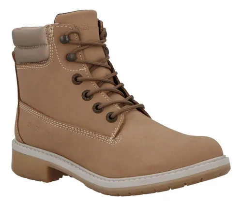 Botas Mujer Swiss Brand Casuales Piel C modas Cuotas sin inter s