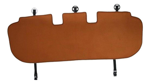 Fundas De Asiento De Coche Cómodas 1 Cojín Trasero Marrón