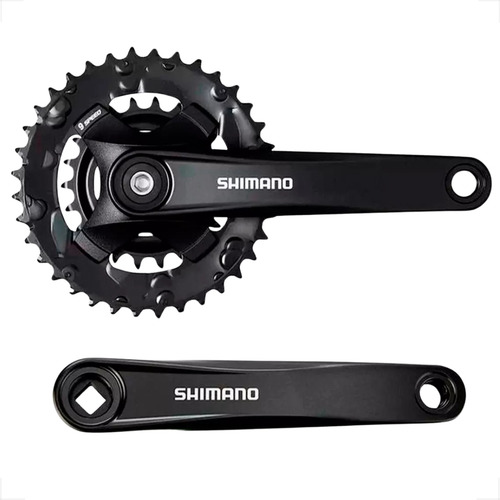Pe De Vela Duplo Shimano Altus Para Bicicleta 18v 2x9v 36d