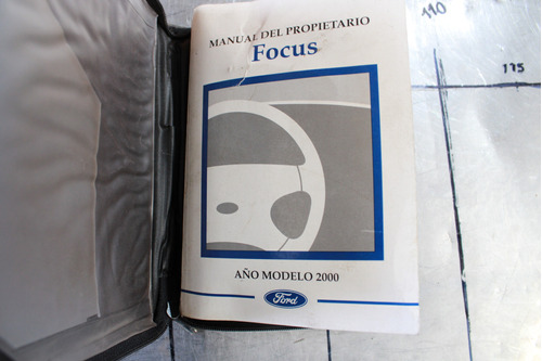 Manual Propietario Focus 2000  F75j-19a342-aa Detalle  E#211