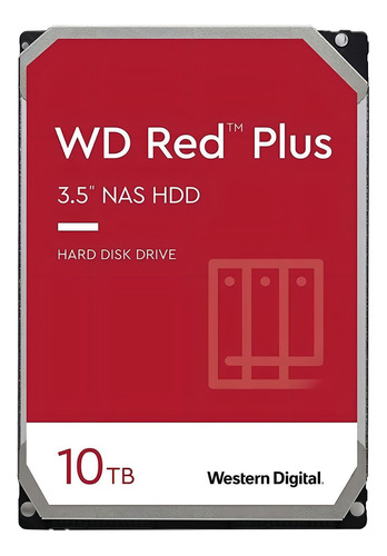 interno Western Digital WD Red Plus WD101EFBX 10TB rojo