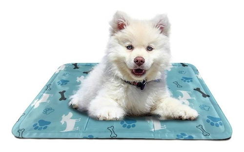 Manta Gel Refrescante Estampada Para Mascotas 40x50cm Perro