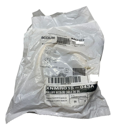 Balluff Bcc0j30 Bcc W415-w414-3a-304-nw44t2-015 Conector M12