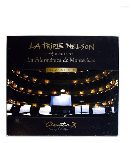 Cd  + Dvd La Triple Nelson  Junto Filamonica Oka (Reacondicionado)