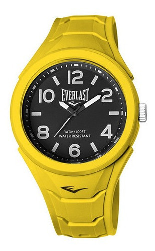 Relógio Masculino Everlast Amarelo Imediata C