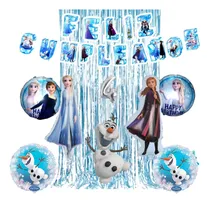 Comprar Pack Globos Frozen X 7 + Nro + Cortina + Banderín Temático 