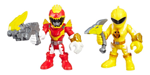 Playskool Heroes Power Rangers Red Ranger Y Yellow Ranger