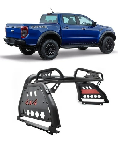 Roll Bar Canastilla Off Road Metal Ranger 2016 Al 2022 