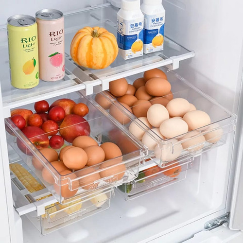 Bandeja Retráctil De Refrigerador Con Divisiones