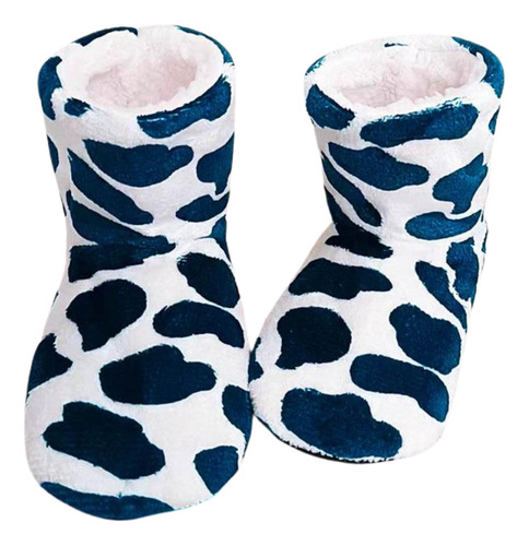 Pantu Bota C Suela Antideslizante Pantuflas P Frio Corderito
