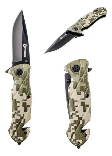 Canivete Tático Squad Militar Camuflado Invictus Caça Tatica