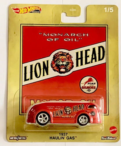 Hot Wheels Premium Real Riders Haulin Gas Lion Head 