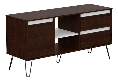 Vajillero Modular Nórdico Living Comedor Wengue 56876