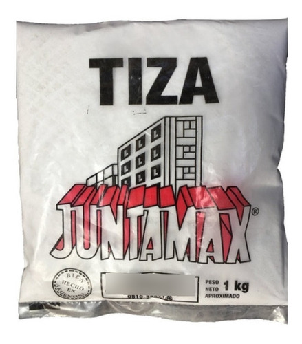 Tiza Blanca Polvo Molida Bolsa Juntamax X 1 Kg Construcción 