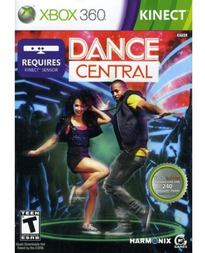 Jogo Dance Central Xbox 360 Microsoft Kinect Sensor