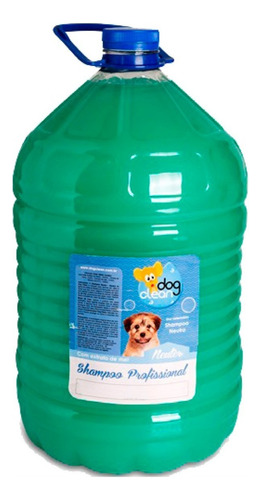 Shampoo Profissional Neutro 10 Litros Dog Clean Cão Gato Pet