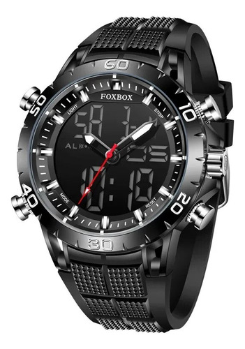 Reloj Foxbox Sport Luxury De Cuarzo Con Doble Pantalla Para