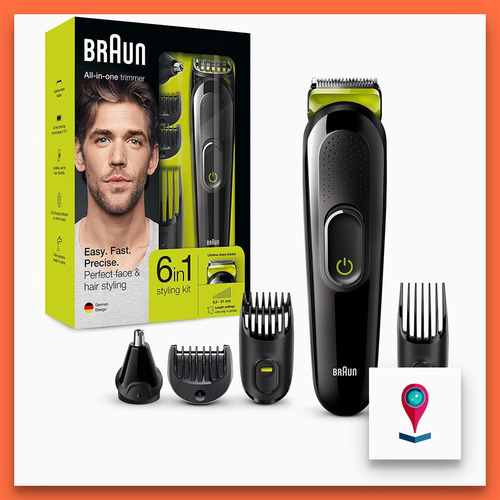 Imagen 3 de 4 de Braun Mgk3221 Trimer Masculino 6 En 1 Cuchilla Profesional