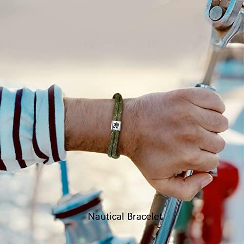 J.endéar Pulsera Náutica Paracord Ojo De Horus Para Surfista