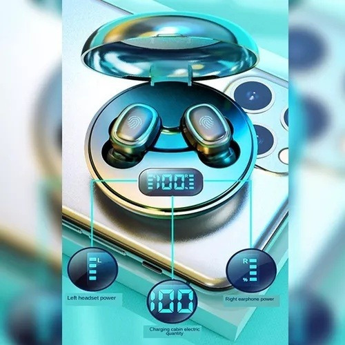 J Un Conjunto De Auriculares Bluetooth Touch Y Reloj