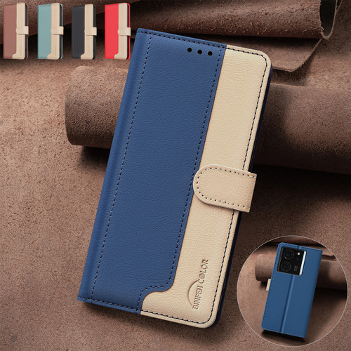 Funda De Teléfono Con Tapa Para Xiaomi Poco F7 X7 M6 Pro C71 C75 C65, Funda De Piel Sintética Tipo Cartera Con Carcasa Tipo Tarjeta
