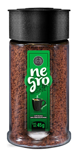 Café Soluble Cafiver Negro Descafeinado 45g