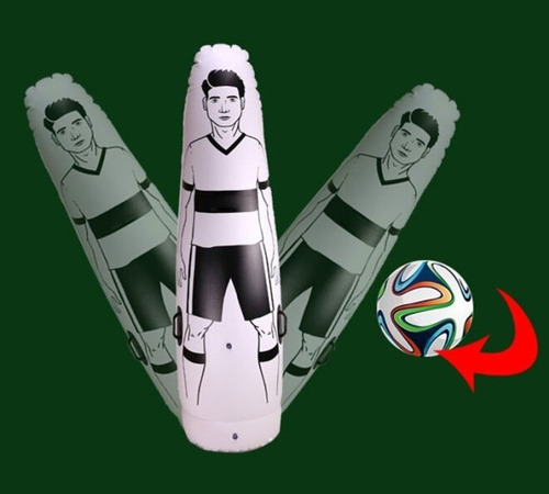 Imagen 5 de 7 de Barrera Entrenamiento Futbol Maniquí Inflable Portero
